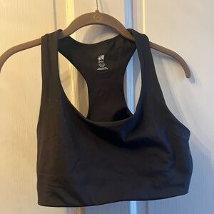 H&M black sports bra excellent condition